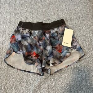 lululemon athletica Women's Multicolor Floral Athletic Shorts